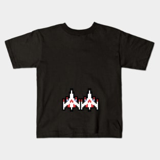 Galaga Duel Fighters Kids T-Shirt